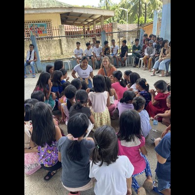 Teaching and mentoring children in the community