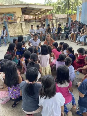 Teaching and mentoring children in the community