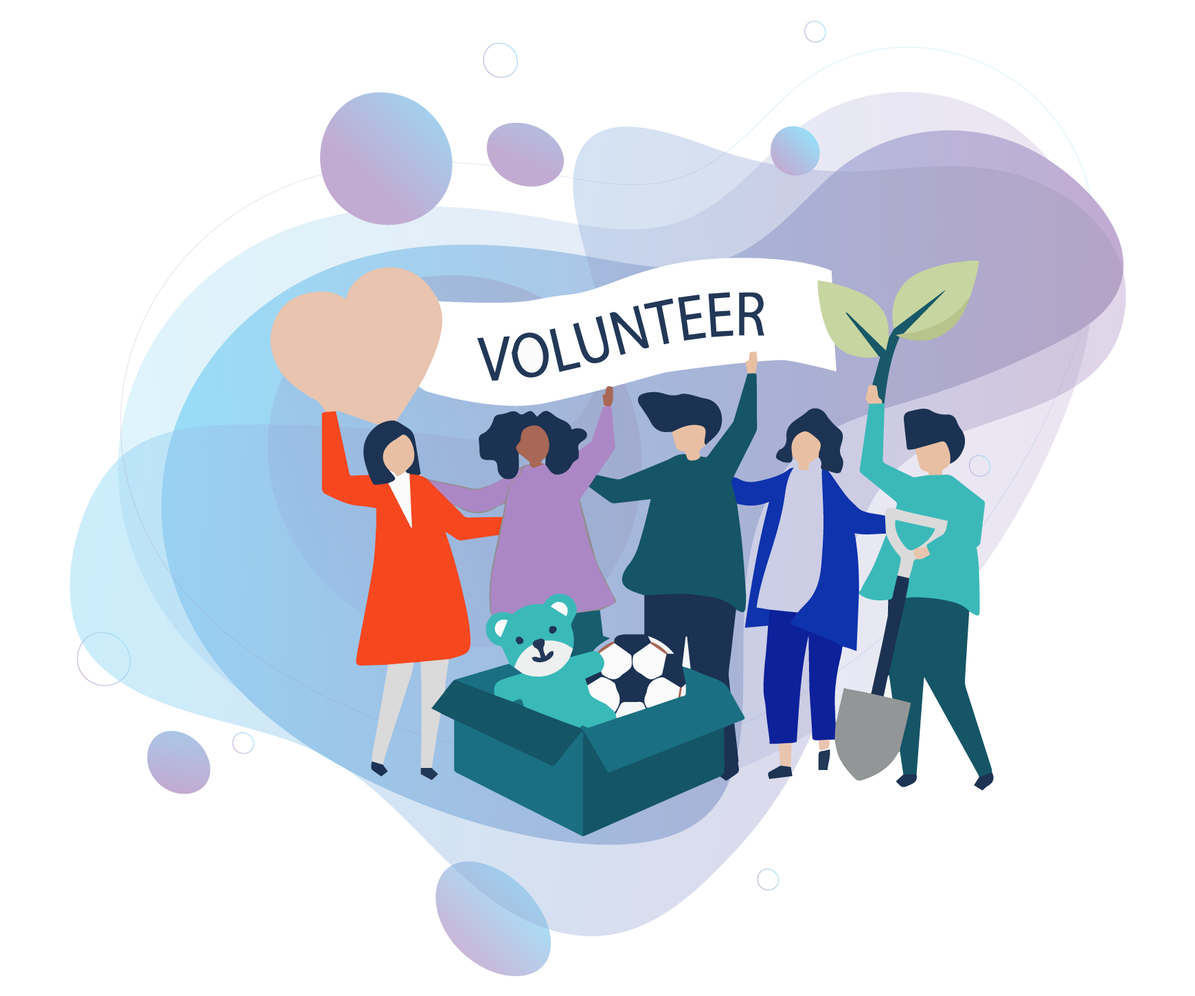 Volunteer illustration